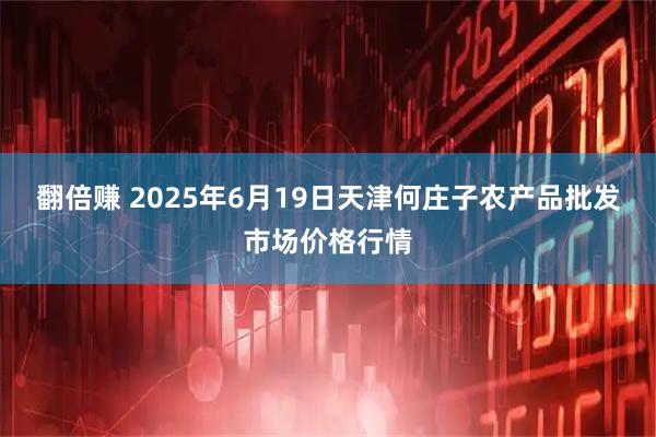 翻倍赚 2025年6月19日天津何庄子农产品批发市场价格行情