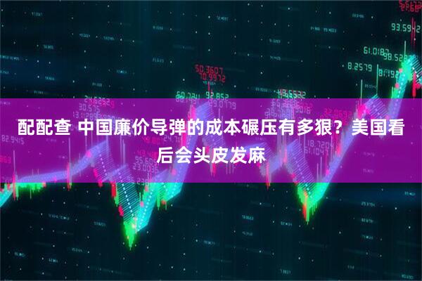 配配查 中国廉价导弹的成本碾压有多狠？美国看后会头皮发麻