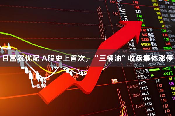 日富农优配 A股史上首次，“三桶油”收盘集体涨停