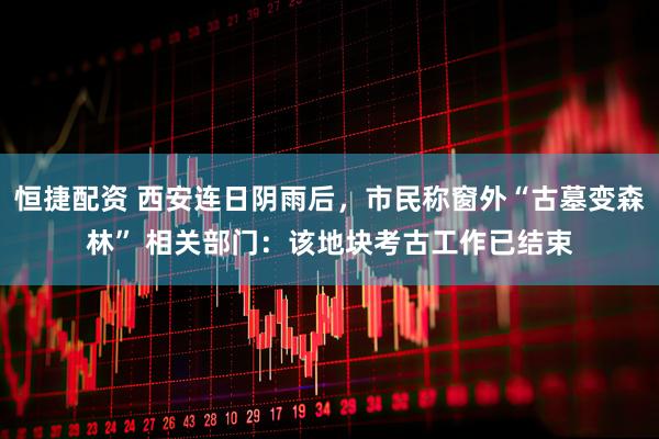 恒捷配资 西安连日阴雨后，市民称窗外“古墓变森林” 相关部门：该地块考古工作已结束